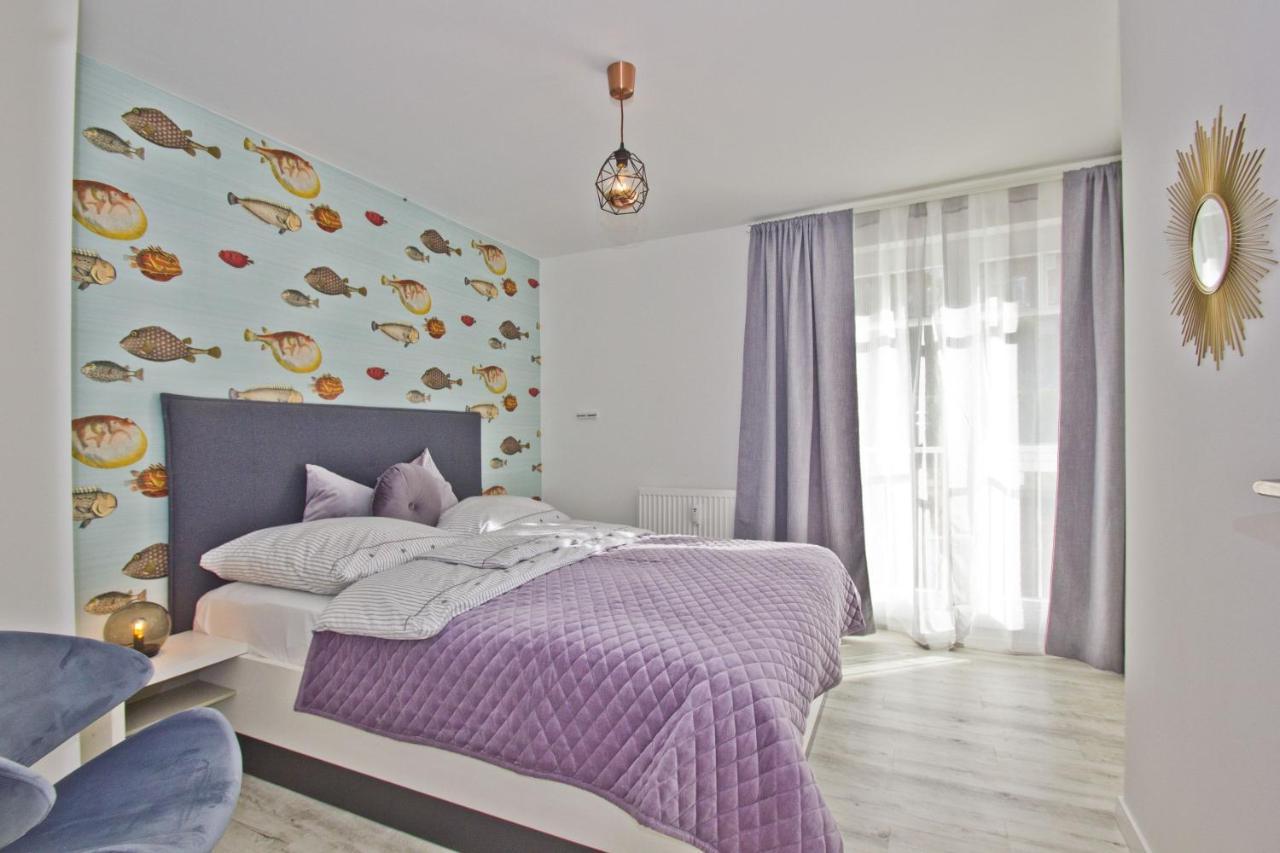 Ferienwohnung Mit Balkon Und Meerblick - Ferienresidenz Zwei Bodden Fewo 1-4 Lietzow Exteriör bild