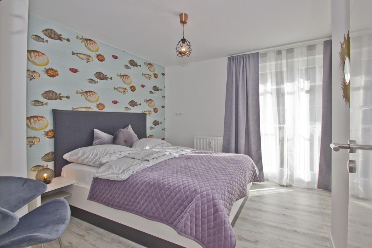 Ferienwohnung Mit Balkon Und Meerblick - Ferienresidenz Zwei Bodden Fewo 1-4 Lietzow Exteriör bild